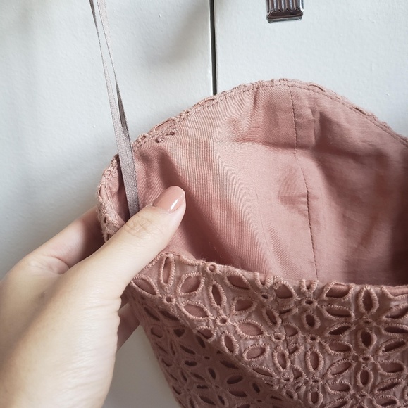 Tibi Tube Top Silk Lace - Picture 5 of 6